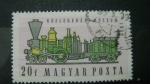 Stamps : Europe : Hungary :  locomotora Deru , 1847