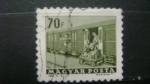 Stamps : Europe : Hungary :  tren postal