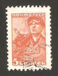 Stamps Russia -  un bombero