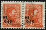 Stamps Uruguay -  El General Don José Gervasio Artigas. Sobretasa 0,15 nuevos pesos. 1976