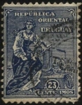 Stamps Uruguay -  Símbolo del progreso comercial e industrial en Uruguay. 