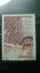 Stamps Europe - Denmark -  Estacion principal de Copenhague
