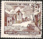 Stamps Chile -  4° CENTENARIO FUNDACION DE VALDIVIA