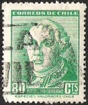 Stamps Chile -  MATEO DE TORO Y ZAMBRANO