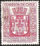 Sellos de America - Chile -  4° CENTENARIO DE LA FUNDACION DE LA CIUDAD DEANGOL