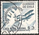 Sellos de America - Chile -  25° ANIVERSARIO LINEA AEREA NACIONAL