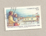 Stamps Chile -  Colonización de la Antártida