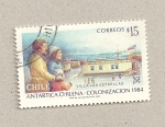 Sellos de America - Chile -  Colonización de la Antártida