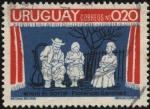 Sellos de America - Uruguay -  Representación de la obra teatral 
