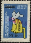 Sellos de America - Uruguay -  Día del funcionario postal. Fundación del correo Nacional. Sobretasa 30 nuevos pesos