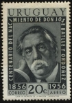 Stamps Uruguay -  100 años del nacimiento de Don José Batlle y Ordoñez.