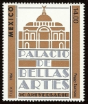 Stamps Mexico -  50 Aniversario del Palacio de Bellas Artes 