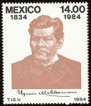 Stamps Mexico -  150 Aniversario del natalicio de Ignacio Manuel Altamirano 