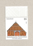 Sellos de Europa - Alemania -  Casa con paredes entramadas de 1734
