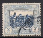 Stamps Sudan -  Recolecta de Algodón.