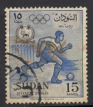 Stamps : Africa : Sudan :  Juegos Olimpicos 1960.