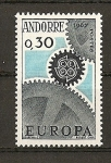 Stamps Andorra -  Tema Europa
