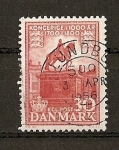 Stamps Denmark -  Milenario del Reino / Estatua de Federico V