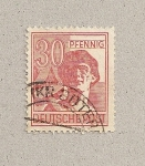Stamps Germany -  Obrero