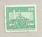 Stamps Germany -  Calle del Ayuntamiento (DDR)