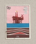 Sellos de Europa - Reino Unido -  Extracció Petroleo