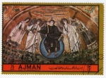 Stamps United Arab Emirates -  Pintura religiosa