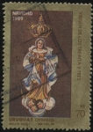 Stamps Uruguay -  La virgen de los Treinta y tres. Navidad de 1989. 
