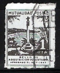 Stamps : Europe : Spain :  Mutualidad Postal voluntaria.