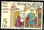 Sellos del Mundo : Europa : Espaa : Día del Sello - Correo del Rey, siglo XIII