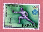 Stamps Spain -  XX J,J,O,O Munich 72 (Serie 1/4)