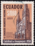 Sellos del Mundo : America : Ecuador : III CONGRESO EUCARISTICO NACIONAL(Catedral de guayaquil)