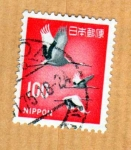 Stamps : Asia : Japan :  Cigueñas (Serie 15/19)
