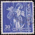 Stamps Ecuador -  serie Virgen de Quito