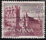 Stamps Spain -  1739 Castillos. Alcázar de Segovia.