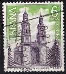 Stamps Spain -  1938 Iglesia de Sta. María de la Redonda, Logroño.
