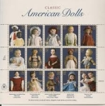Stamps United States -  Classic American Dolls