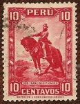Stamps Peru -  Don Francisco Pizarro