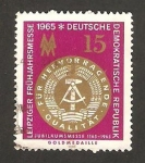 Stamps Germany -  feria de leipzig