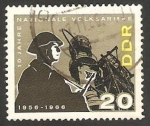 Stamps Germany -  10 anivº del ejercito 
