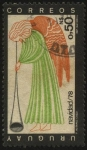 Stamps Uruguay -  Ángel con corneta. Navidad año 1978.
