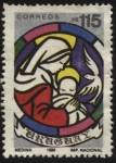 Stamps Uruguay -  Navidad. María y el niño Jesús. 