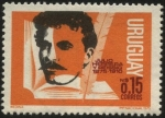 Stamps Uruguay -  Julio Herrera y Reissig 1875 - 1910. Poeta, dramaturgo y ensayista uruguayo. 