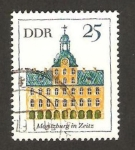 Stamps Germany -  edificio de moritzburg de zeitz