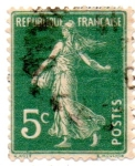 Stamps France -  Sembradora (5c)