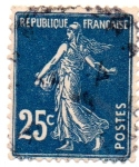 Stamps France -  Sembradora (25 ctvs)