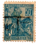 Stamps France -  5ºCentenario d'Orleans.J de Arco