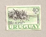 Sellos de America - Uruguay -  Grito de Asencio