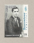 Stamps : America : Uruguay :  Carlos Gardel