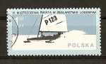 Sellos de Europa - Polonia -  Campeonato Mundial de Yachting sobre Hielo.