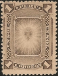 Stamps Peru -  Emisión sin rejilla de American Bank Note Co. NY